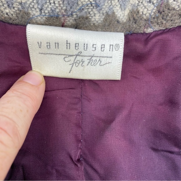 Van Heusen Women’s Vintage Blazer Cottagecore Aztec NorthWest Print Large - Picture 3 of 7